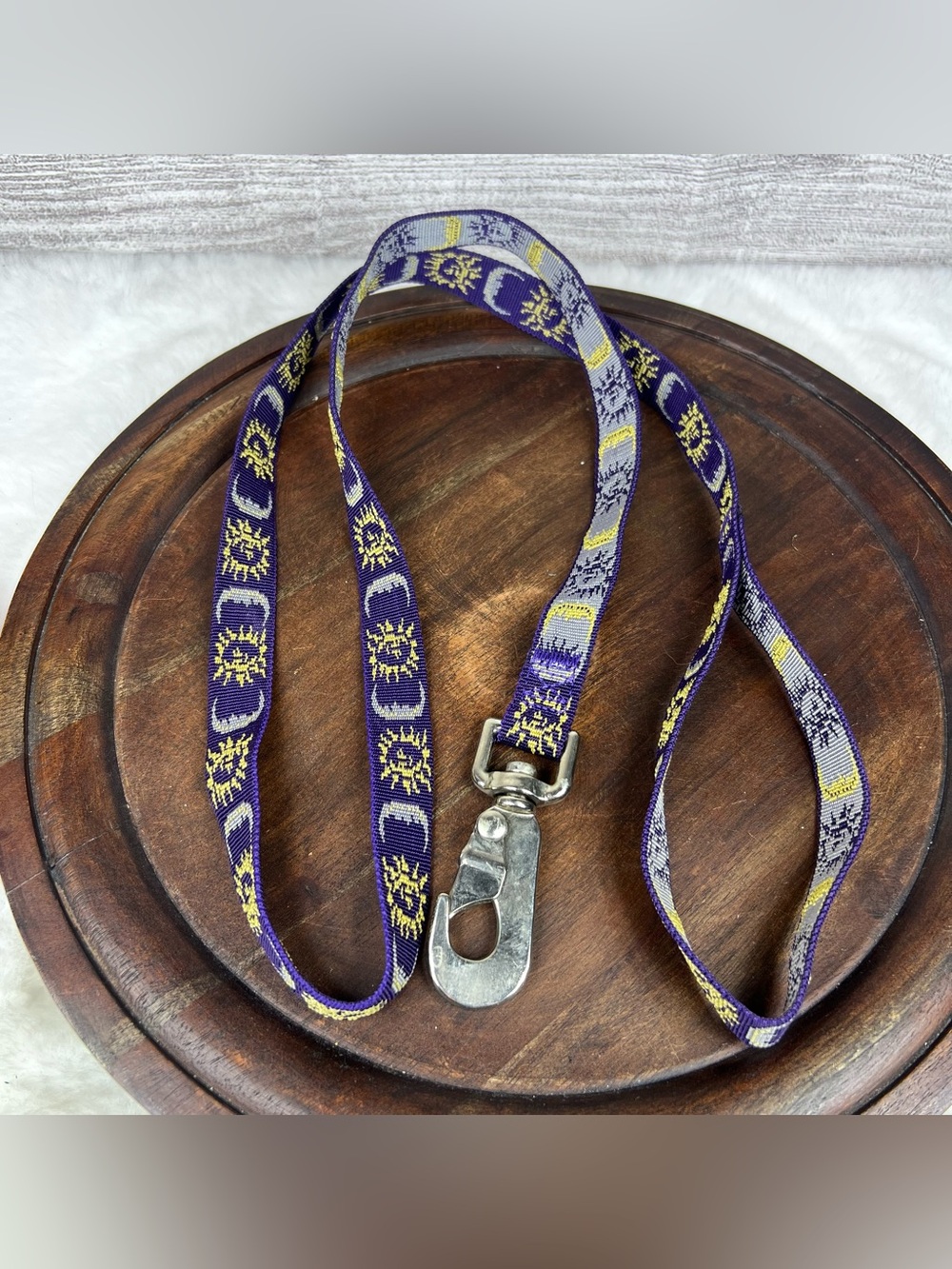 Purple Celestial Themed Nylon Pet Leash Sun Moon - Picture 2 of 4